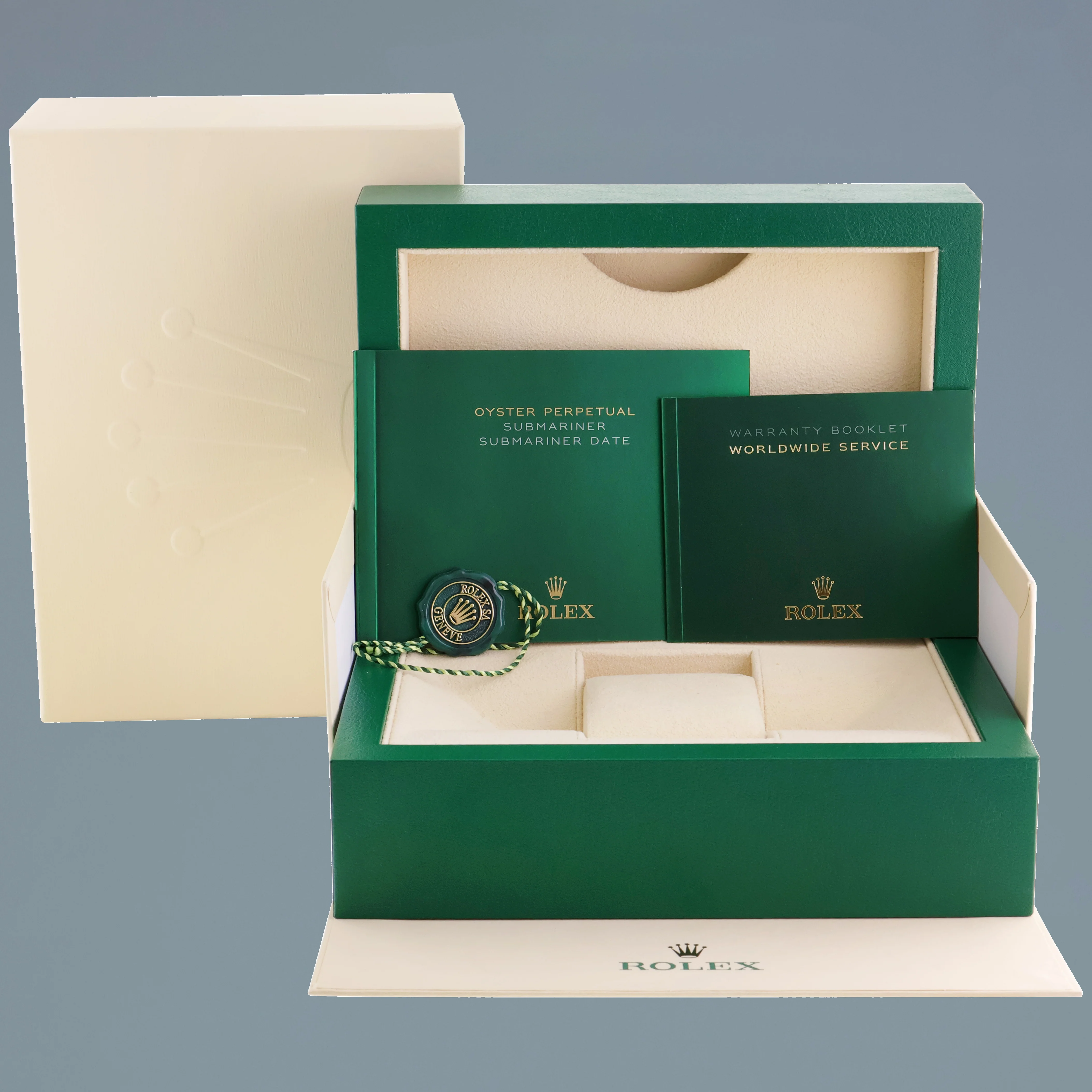 MINT Rolex Submariner Smurf 116619 White Gold Blue 40mm Ceramic Watch Box - Image 7