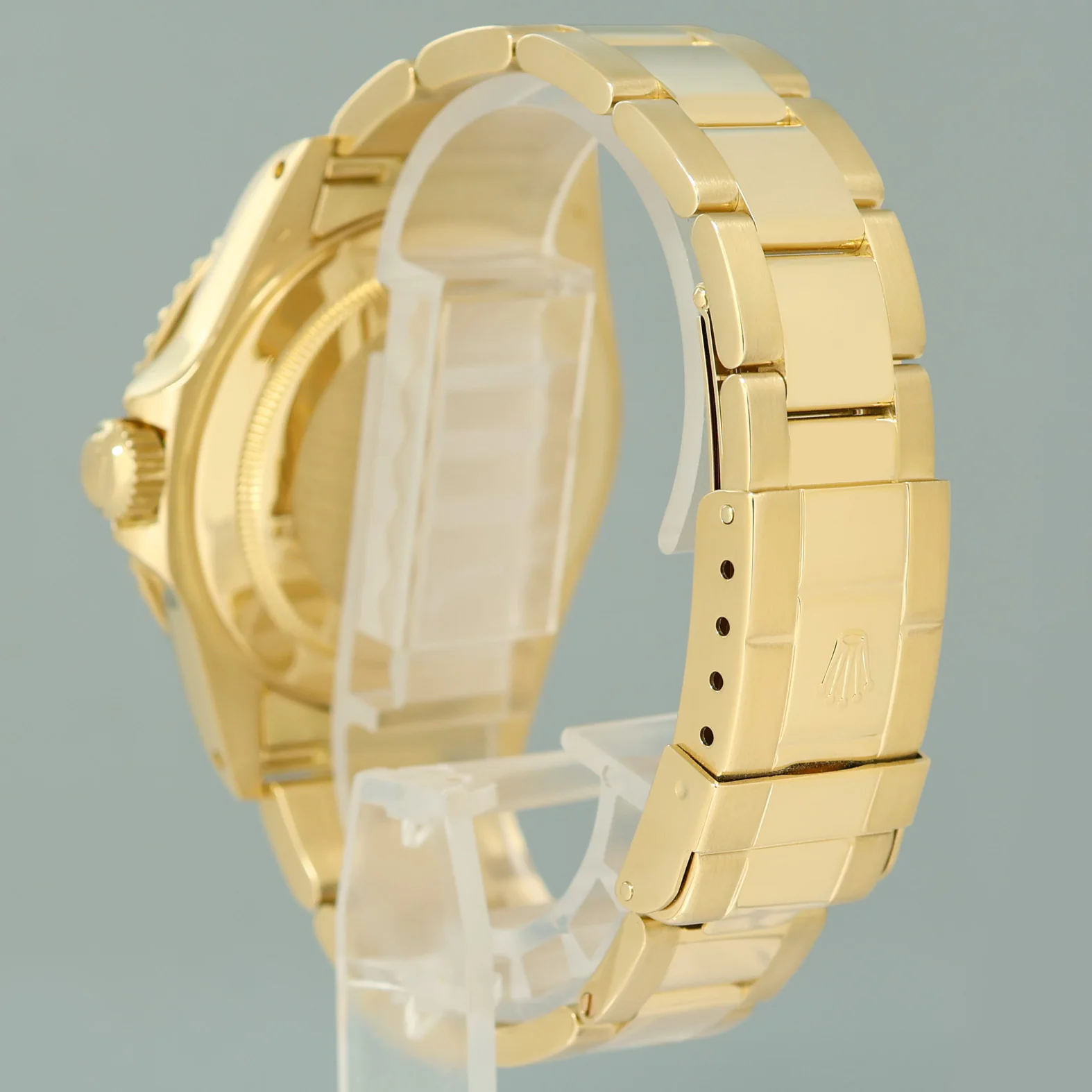 MINT Rolex Yacht-Master Yellow Gold MOP Sapphire Diamond 40mm 16628 40mm Watch - Image 4