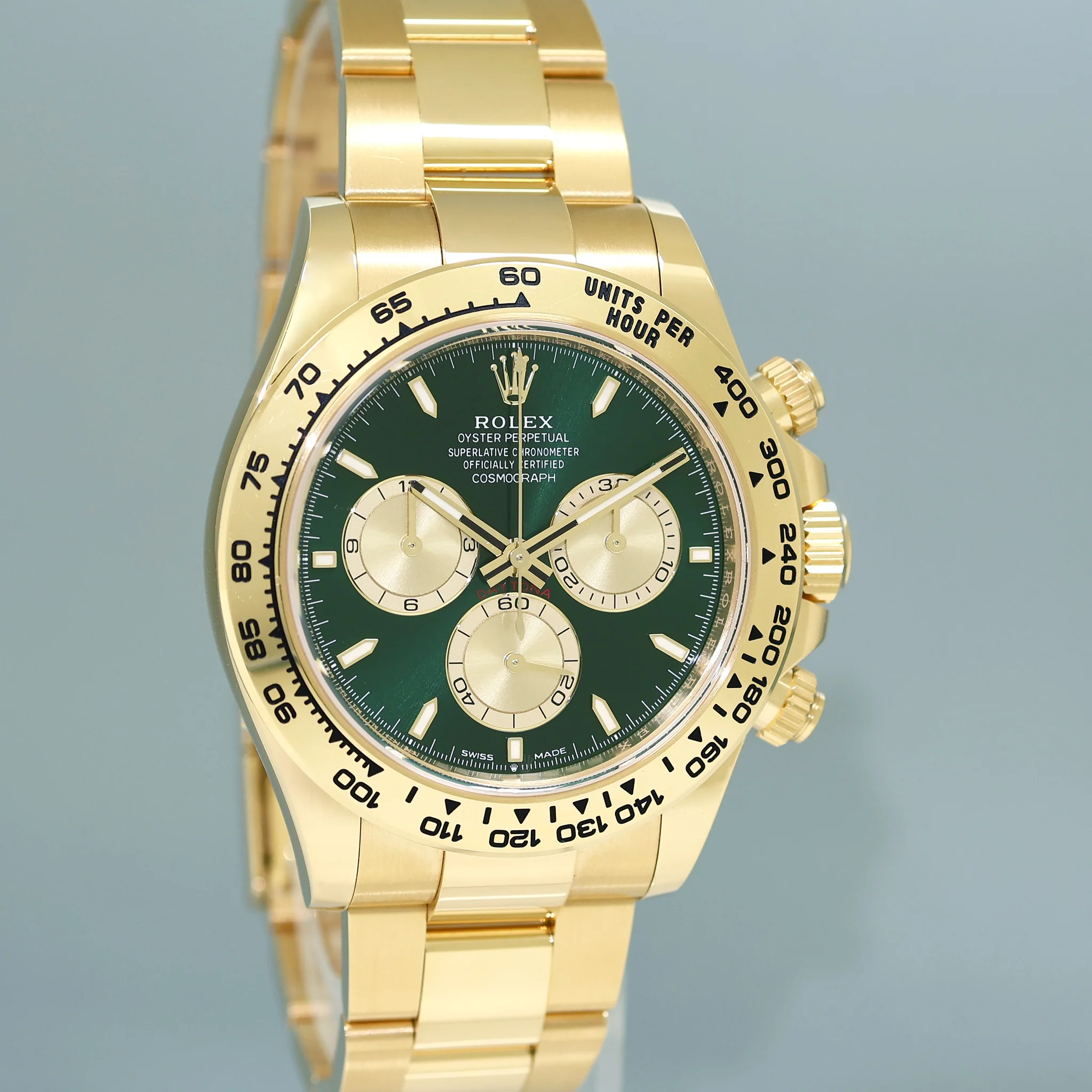 NEW 2025 PAPERS Rolex Daytona 126508 Green John Mayer Yellow Gold Chrono Watch Box - Image 3