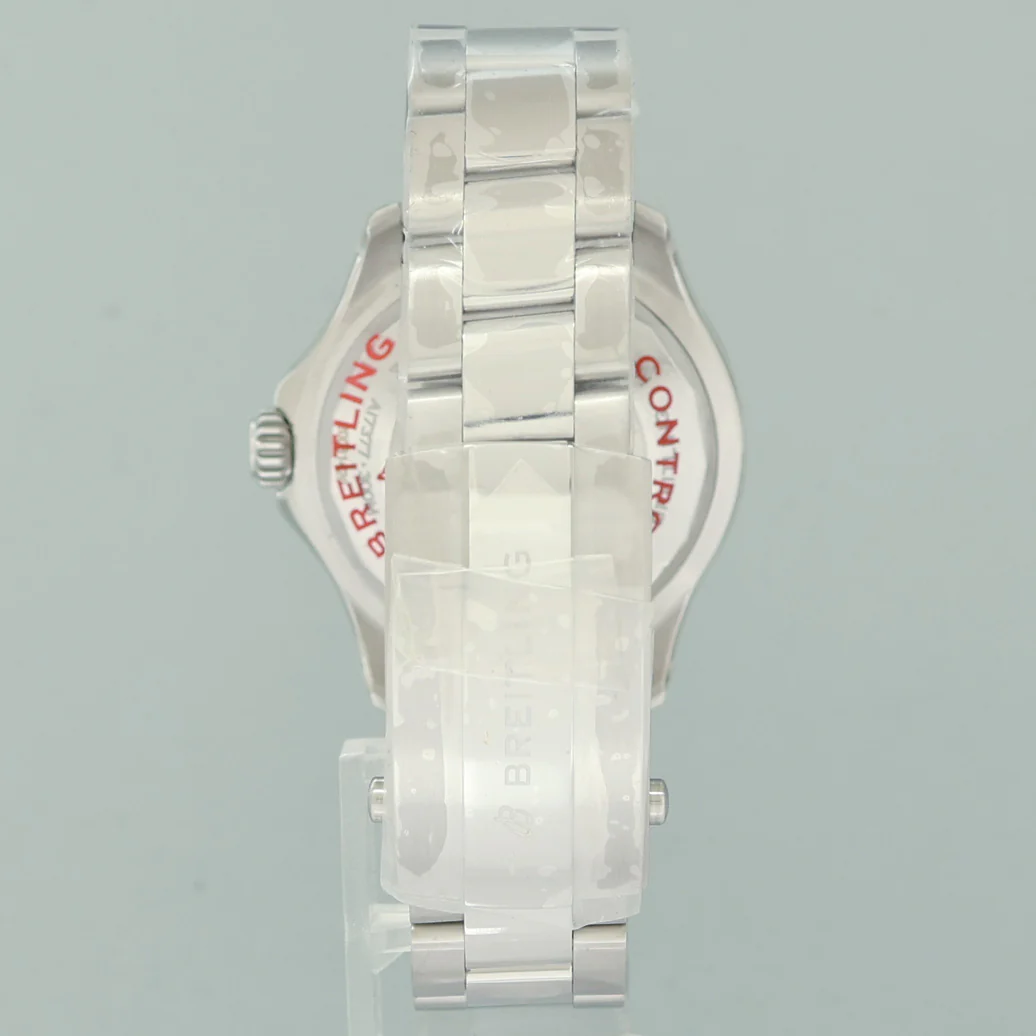 NEW Stickered Breitling Superocean A17377211C1A1 A17377 Auto 36mm White Turquoise Blue With Box - Image 6
