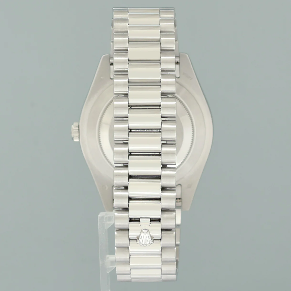 2014 PAPERS MINT Rolex Day-Date 41mm Blue Roman Platinum President 218206 Watch Box - Image 5