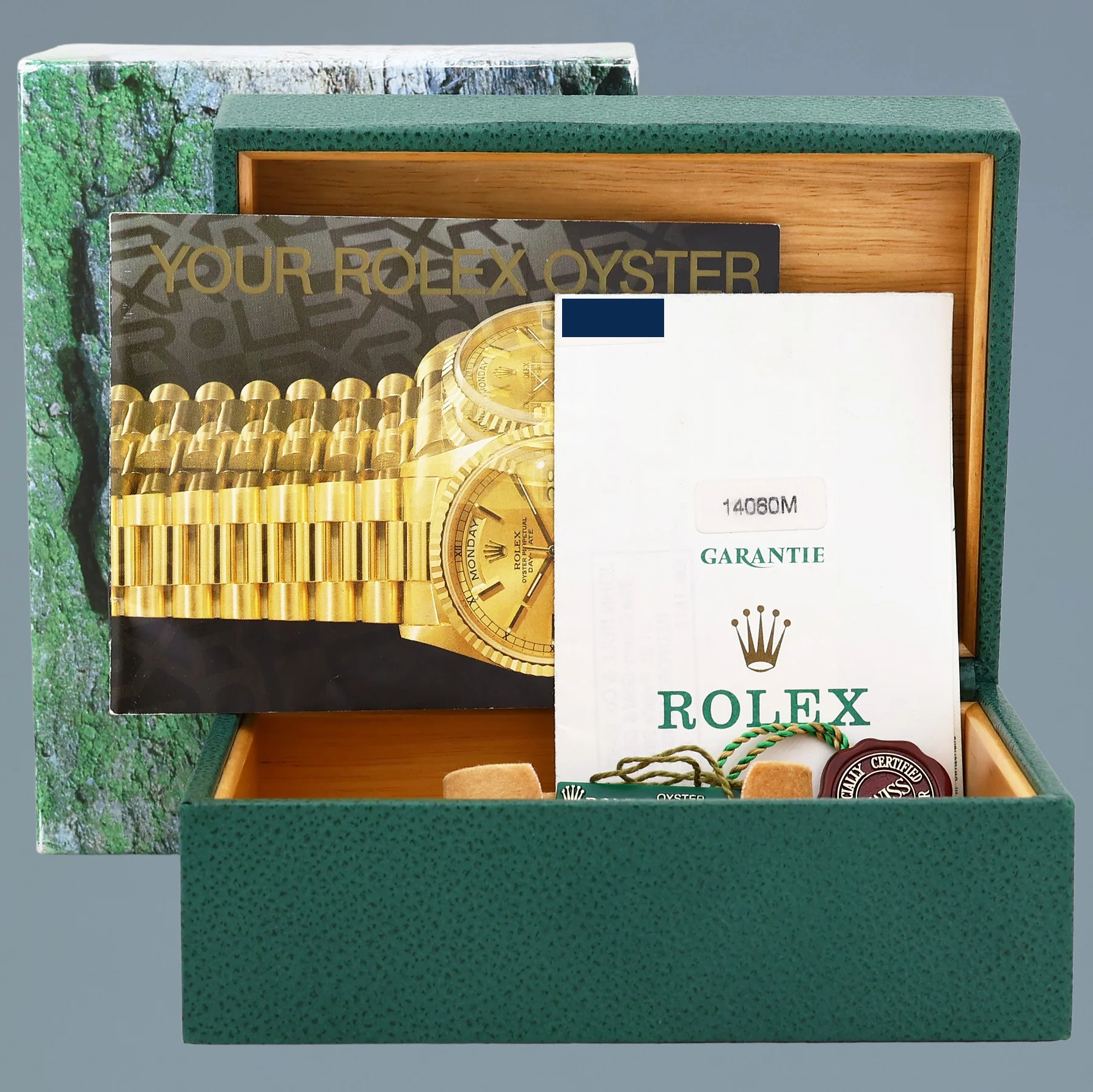 PAPERS 2000 MINT Rolex Submariner No-Date 2 Line Dial 14060 Steel Black Watch Box - Image 7