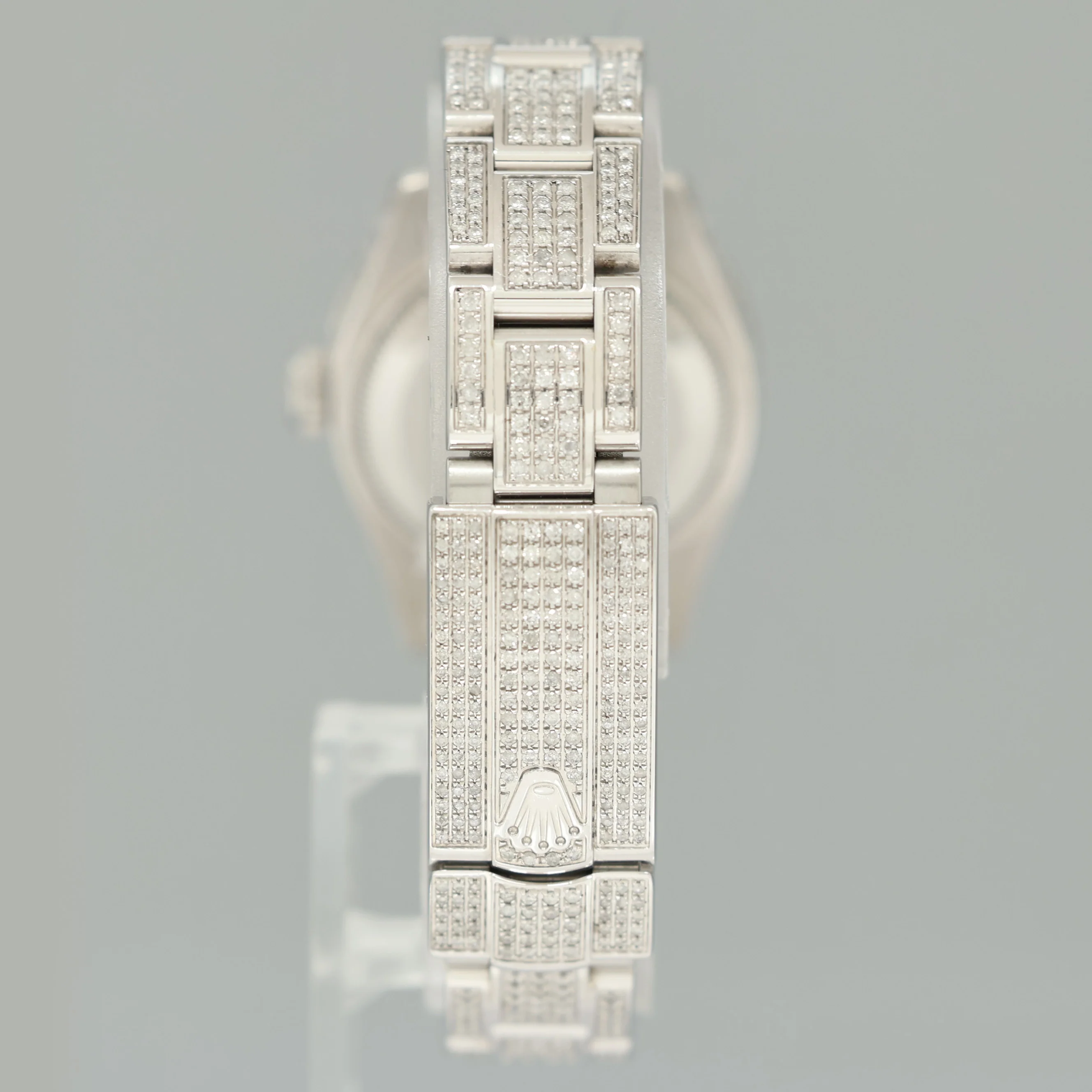 PAPERS DIAMOND SAPPHIRE Rolex Oyster Perpetual 26mm Diamond Dial 176200 Watch Box - Image 5