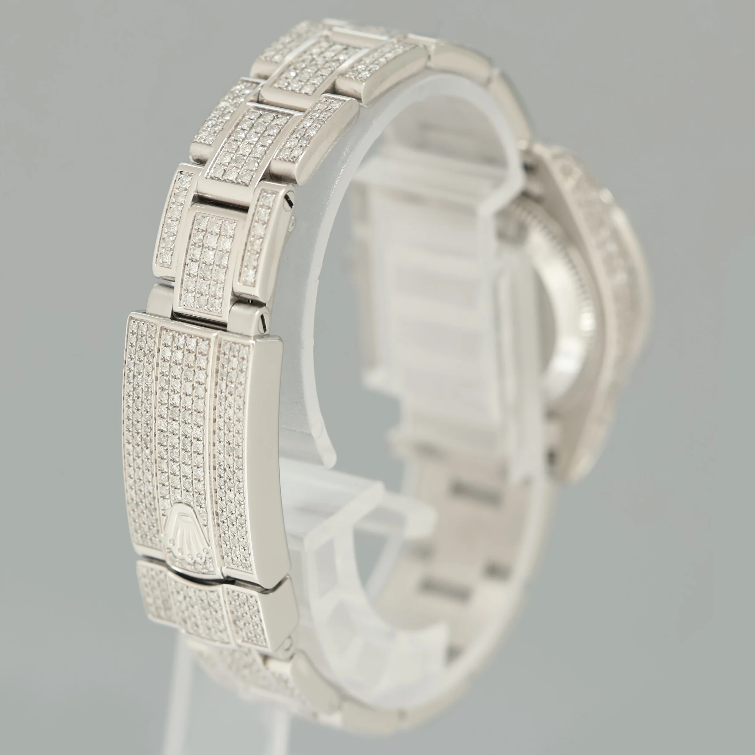 PAPERS DIAMOND SAPPHIRE Rolex Oyster Perpetual 26mm Diamond Dial 176200 Watch Box - Image 6