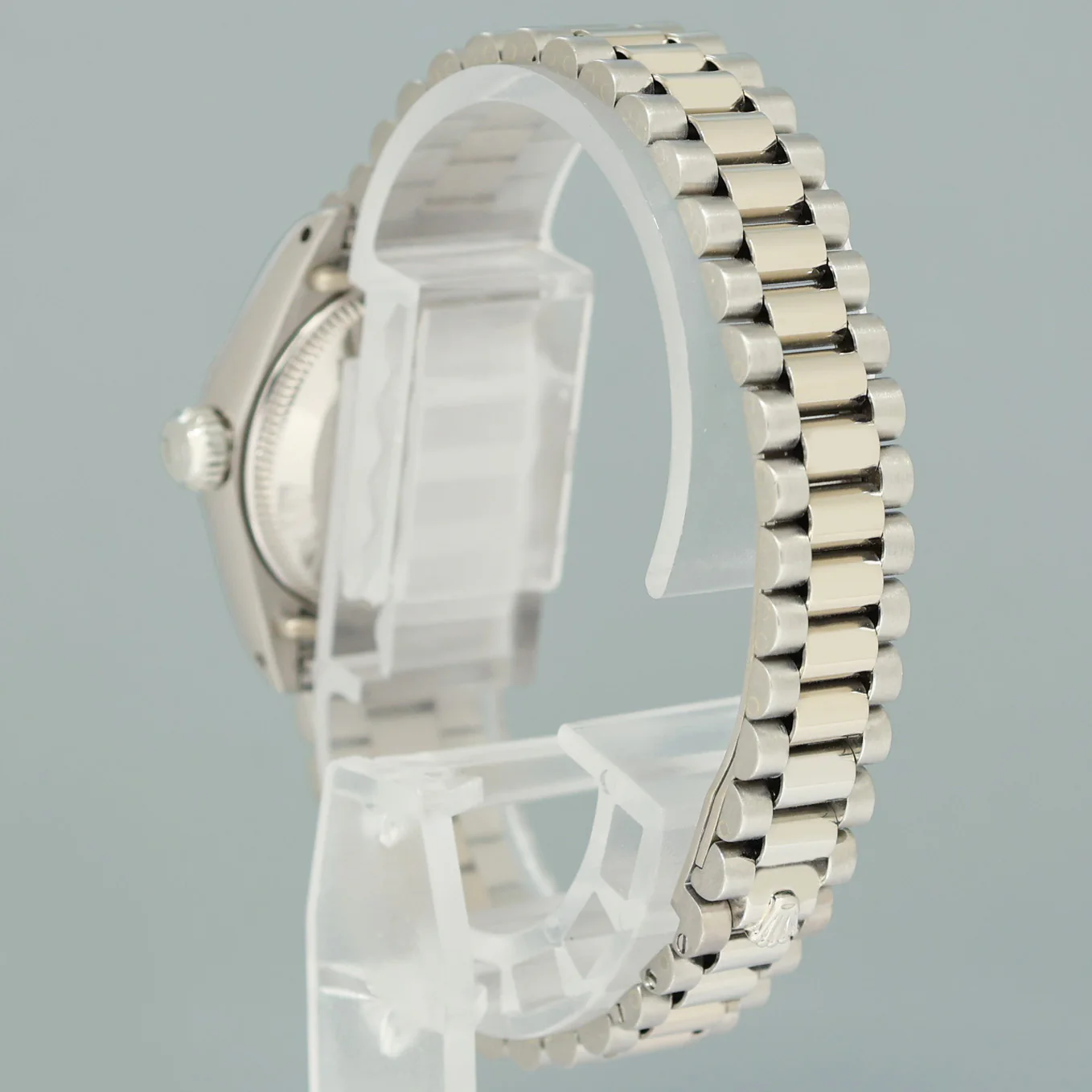 PAPERS Ladies Rolex DateJust Silver Sigma President 26mm 6917 White Gold Watch Box - Image 4
