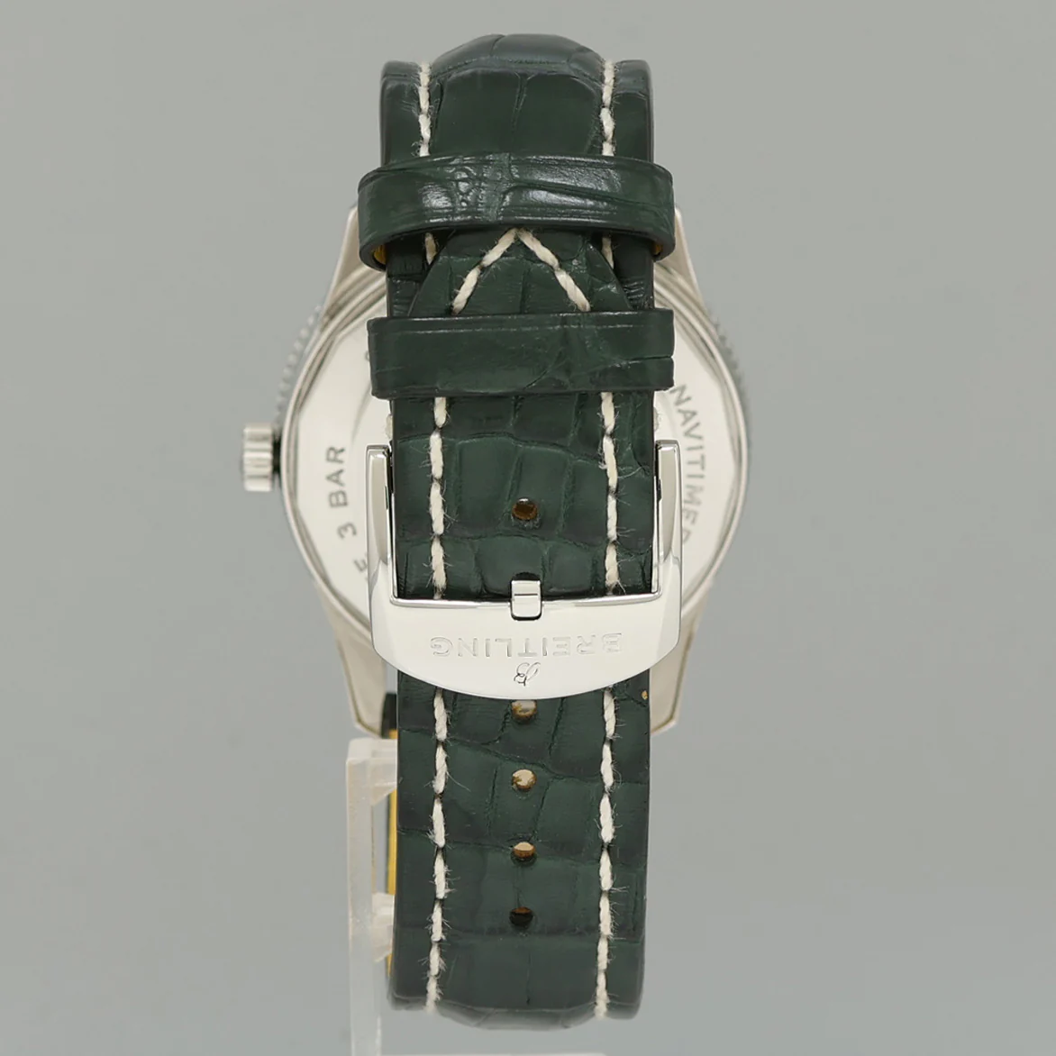 2022 PAPERS MINT BREITLING NAVITIMER 41 GREEN DIAL A17326 CHRONO WATCH BOX - Image 5