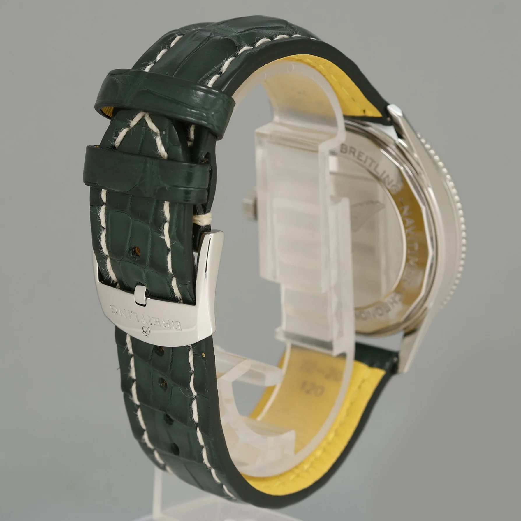 2022 PAPERS MINT BREITLING NAVITIMER 41 GREEN DIAL A17326 CHRONO WATCH BOX - Image 6