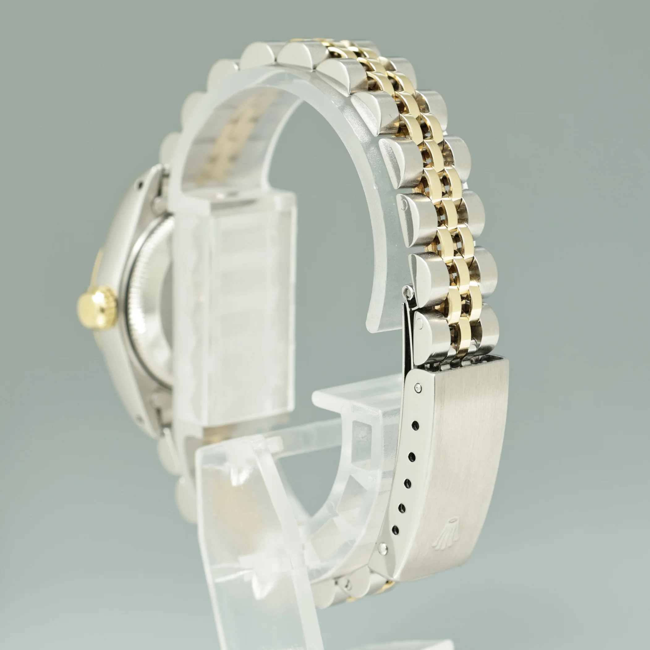 Pearl Diamond Ladies Rolex 69173 DateJust 26mm Two Tone Gold Jubilee Watch Box - Image 4