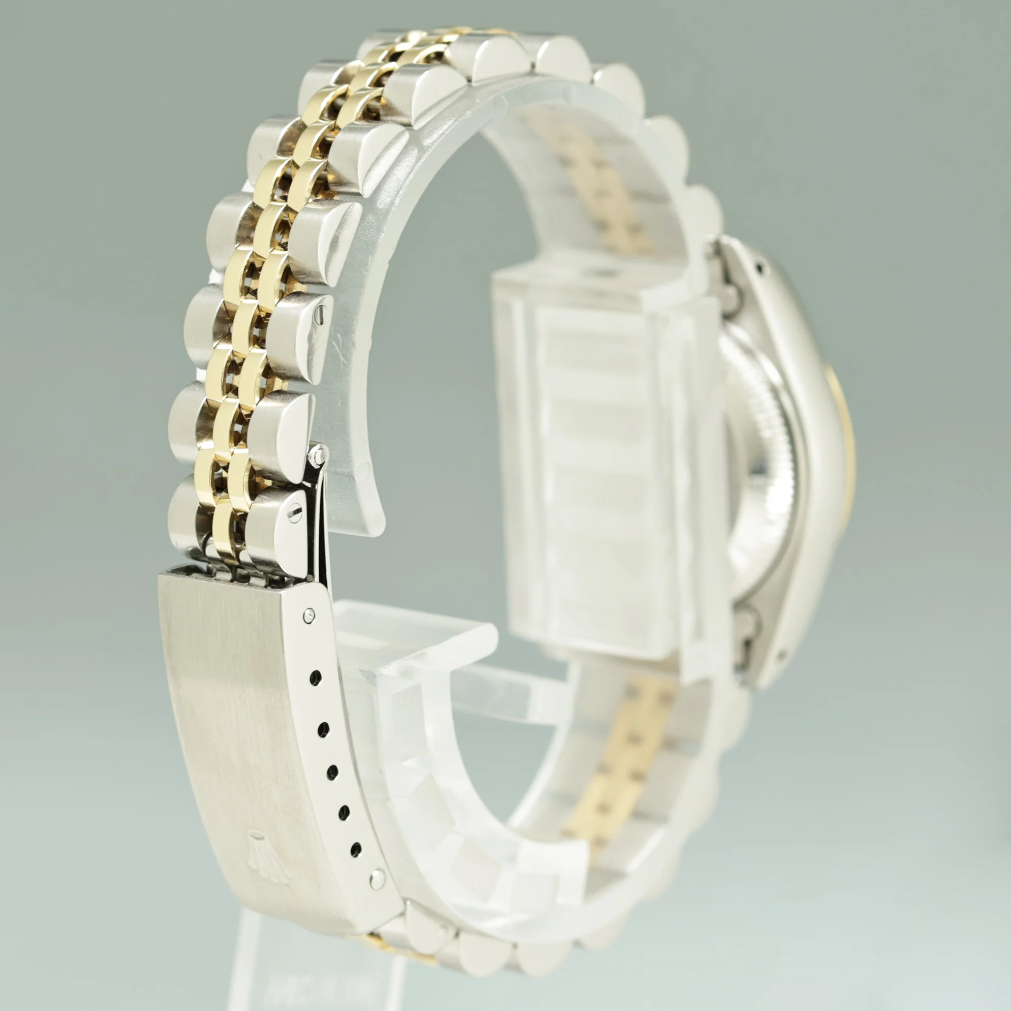 Pearl Diamond Ladies Rolex 69173 DateJust 26mm Two Tone Gold Jubilee Watch Box - Image 6
