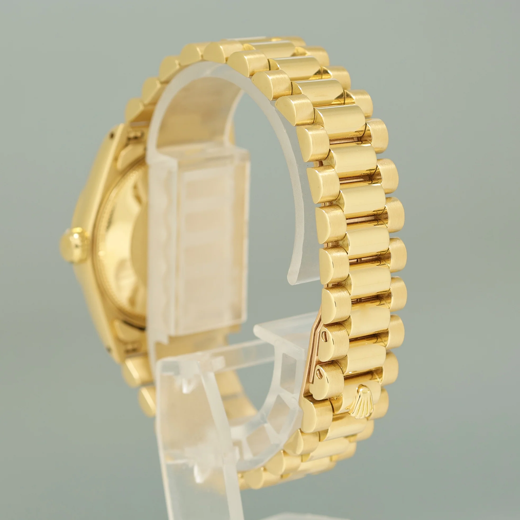 PEARL DIAMOND Rolex 68278 Yellow Gold 31mm Midsize Lady President Watch - Image 4